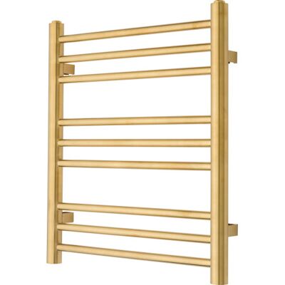 Tvs Plus 9 Håndklædetørrer, Kombi, 50x59 Cm, Børstet Guld Tvs Plus 9 Håndklædetørrer, Kombi, 50x59 Cm, Børstet Guld
