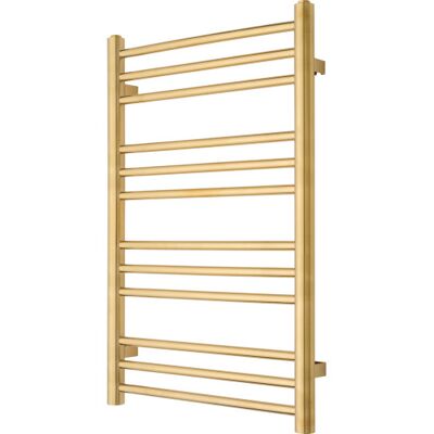 Tvs Plus 12 Håndklædetørrer, Kombi, 50x78,5 Cm, Børstet Guld Tvs Plus 12 Håndklædetørrer, Kombi, 50x78,5 Cm, Børstet Guld