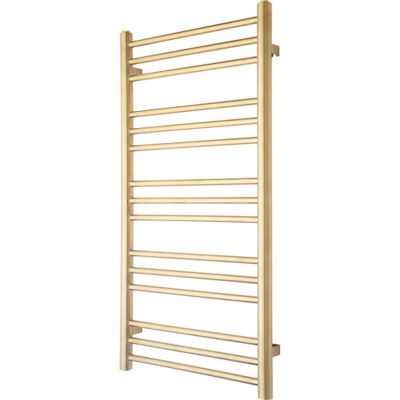 Tvs Plus 15 Håndklædetørrer, Kombi, 50x99 Cm, Børstet Guld Tvs Plus 15 Håndklædetørrer, Kombi, 50x99 Cm, Børstet Guld