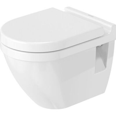 Duravit Starck 3 Vægtoilet - HygieneGlaze - 4,5L - Hvid Duravit Starck 3 Vægtoilet - HygieneGlaze - 4,5L - Hvid
