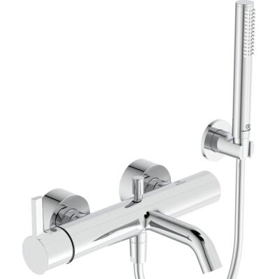 Ideal Standard Joy Badekar og bruser-blander - Ekstern, 1 funktion, krom Ideal Standard Joy Badekar og bruser-blander - Ekstern, 1 funktion, krom