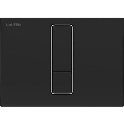 Laufen Lis Aw101 Betjeningsplade, Mat Sort Laufen Lis Aw101 Betjeningsplade, Mat Sort