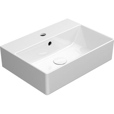 Gsi Kube X Håndvask, 50x37 Cm, Hvid Gsi Kube X Håndvask, 50x37 Cm, Hvid