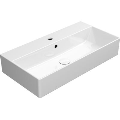 Gsi Kube X Håndvask, 70x37 Cm, Hvid Gsi Kube X Håndvask, 70x37 Cm, Hvid