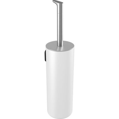 Pressalit Style Toiletbørste, Hvid/børstet Rustfrit Stål Pressalit Style Toiletbørste, Hvid/børstet Rustfrit Stål
