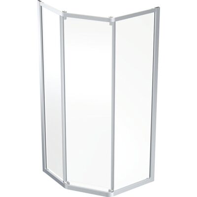 Contura Shower Showerama Brusehjørne, 79x89 Cm, Klart Glas, Aluminium Profil Contura Shower Showerama Brusehjørne, 79x89 Cm, Klart Glas, Aluminium Profil
