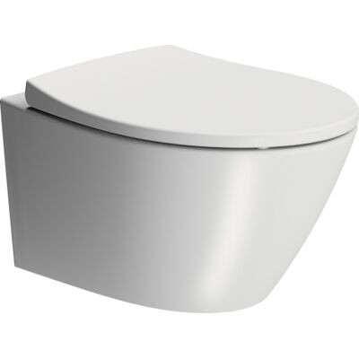 Gsi Modo Væghængt Toilet, Uden Skyllekant, Rengøringsvenligmat Hvid Gsi Modo Væghængt Toilet, Uden Skyllekant, Rengøringsvenligmat Hvid