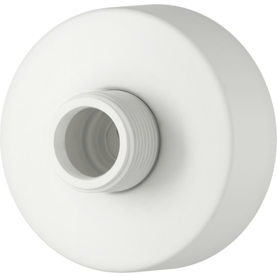 Mora Forskruning Med Roset, Excentrisk, 3/4" X 1/2", 2 Stk., Mat Hvid Mora Forskruning Med Roset, Excentrisk, 3/4" X 1/2", 2 Stk., Mat Hvid
