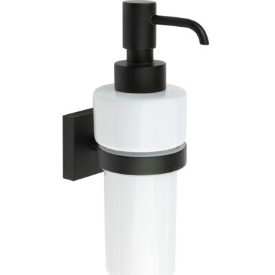 Smedbo Vægmonteret Sæbedispenser - Porcelæn, 200ml, Sort Smedbo Vægmonteret Sæbedispenser - Porcelæn, 200ml, Sort