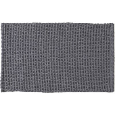 Hefe Knot Bademåtte, 50x80 Cm, Grå Hefe Knot Bademåtte, 50x80 Cm, Grå