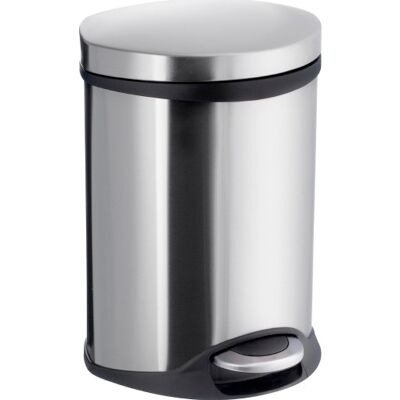 Smedbo Outline Lite Affaldsspand - 6L Børstet Rustfrit Stål Smedbo Outline Lite Affaldsspand - 6L Børstet Rustfrit Stål