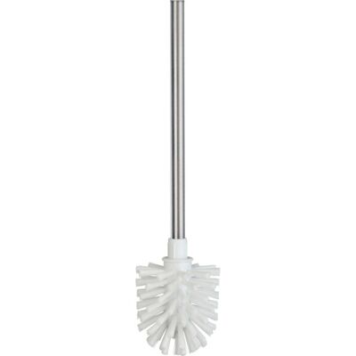 Smedbo Hvid WC-børste med rustfrit stål håndtag - Toiletbørste Smedbo Hvid WC-børste med rustfrit stål håndtag - Toiletbørste