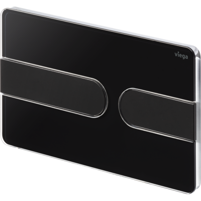 Viega - 8613.1 - sort - To-knap dobbelt skylning - Flush plate Viega - 8613.1 - sort - To-knap dobbelt skylning - Flush plate
