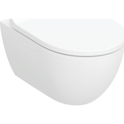 Geberit Acanto Væghængt Toilet, Uden Skyllekant, Hvid Geberit Acanto Væghængt Toilet, Uden Skyllekant, Hvid