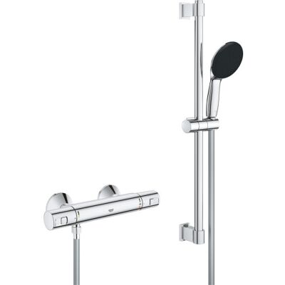 Grohe Precision Start Brusesæt, Vandbesparende, Krom Grohe Precision Start Brusesæt, Vandbesparende, Krom