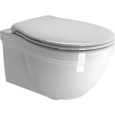 Gsi Classic Væghængt Toilet, Antibakteriel, Hvid Gsi Classic Væghængt Toilet, Antibakteriel, Hvid