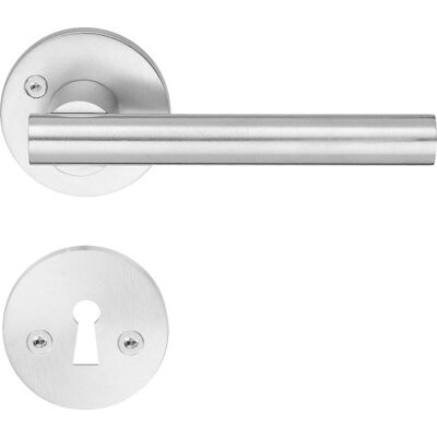 Beslagsboden Design Modern Dørhåndtag, Børstet Krom Beslagsboden Design Modern Dørhåndtag, Børstet Krom
