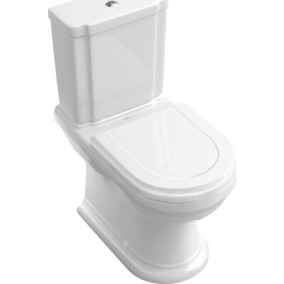 Villeroy & Boch Hommage Toilet - Stødsikker Keramik, 370x725mm Villeroy & Boch Hommage Toilet - Stødsikker Keramik, 370x725mm