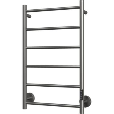 Tvs Plus 6 Håndklædetørrer, 50x80 Cm, Sort Krom Tvs Plus 6 Håndklædetørrer, 50x80 Cm, Sort Krom
