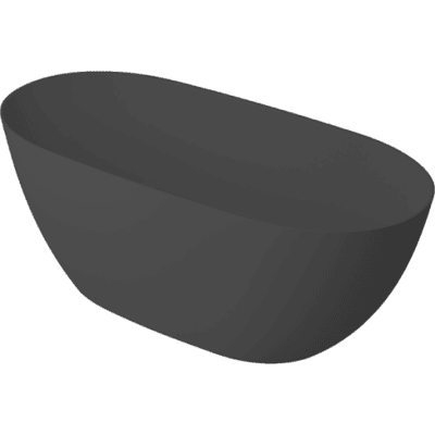 Strømberg Arden Fritstående Badekar, 1600 X 740 Mm, Mat Sort Strømberg Arden Fritstående Badekar, 1600 X 740 Mm, Mat Sort