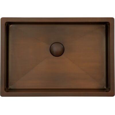 Lavabo Low Håndvask, 56x40 Cm, Bruneret Messing Lavabo Low Håndvask, 56x40 Cm, Bruneret Messing