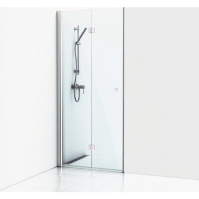 Svedbergs Skoga Brusedør, 79,5 Cm, Klart Glas, Mat Aluminium Profil Svedbergs Skoga Brusedør, 79,5 Cm, Klart Glas, Mat Aluminium Profil