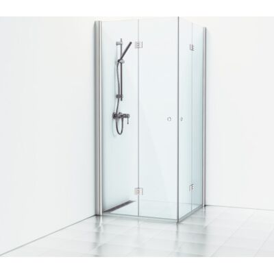 Svedbergs Skoga Brusehjørne, 69x69 Cm, Klart Glas, Mat Aluminium Profil Svedbergs Skoga Brusehjørne, 69x69 Cm, Klart Glas, Mat Aluminium Profil
