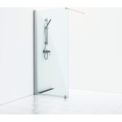 Svedbergs Skoga Brusevæg, 70 Cm, Klart Glas, Blank Aluminium Profil Svedbergs Skoga Brusevæg, 70 Cm, Klart Glas, Blank Aluminium Profil