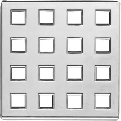 Purus Maxiflex Afløstsrist, 80x80 Mm, Krom Purus Maxiflex Afløstsrist, 80x80 Mm, Krom