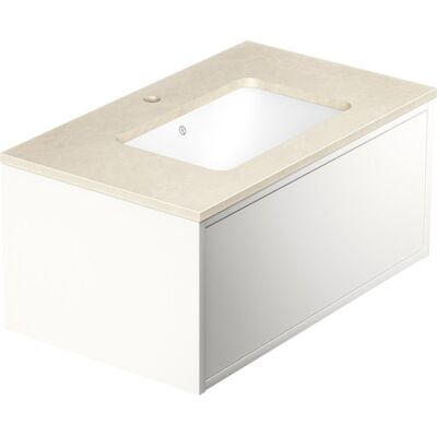 Gustavsberg Ducentic Møbelpakke, 79x47 Cm, Hvid Gustavsberg Ducentic Møbelpakke, 79x47 Cm, Hvid