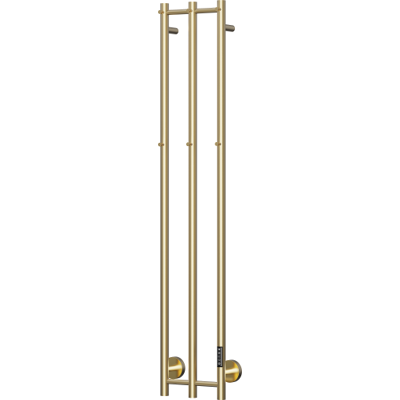 Tvs Plus 3 Håndklædetørrer, El, 28x150 Cm, Børstet Guld Tvs Plus 3 Håndklædetørrer, El, 28x150 Cm, Børstet Guld