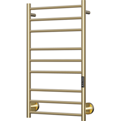 Tvs Plus 9l Håndklædetørrer, El, 50x86 Cm, Børstet Guld Tvs Plus 9l Håndklædetørrer, El, 50x86 Cm, Børstet Guld