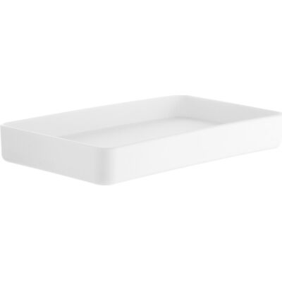 Beslagsboden Satin Square Sæbeskål, Hvid Beslagsboden Satin Square Sæbeskål, Hvid