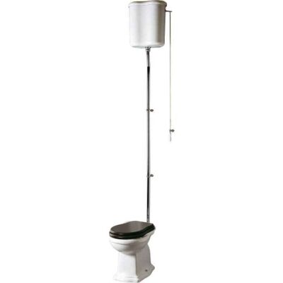 Lavabo Contea Retro High Gulvst. Toilet, Sc-Sæde Valnød, P-Lås Lavabo Contea Retro High Gulvst. Toilet, Sc-Sæde Valnød, P-Lås