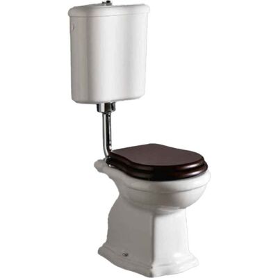 Lavabo Contea Retro Low Gulvst.E Toilet, Sc-Sæde Valnød, P-Lås Lavabo Contea Retro Low Gulvst.E Toilet, Sc-Sæde Valnød, P-Lås
