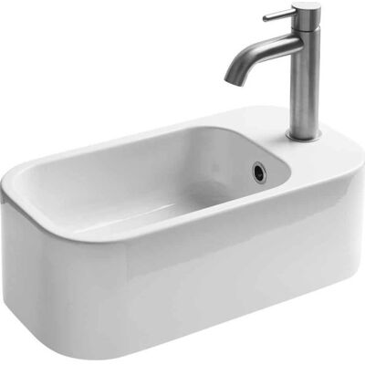 Lavabo Cosa Håndvask, 25x48 Cm, Hvid Lavabo Cosa Håndvask, 25x48 Cm, Hvid