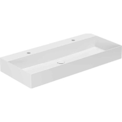 Lavabo Elegance Sq 102 Håndvask, 102x40 Cm, Mat Hvid Lavabo Elegance Sq 102 Håndvask, 102x40 Cm, Mat Hvid