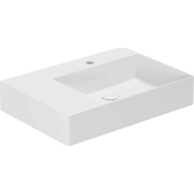 Lavabo Elegance Sq 65 L Håndvask, 65x45 Cm, Venstre, Hvid Lavabo Elegance Sq 65 L Håndvask, 65x45 Cm, Venstre, Hvid
