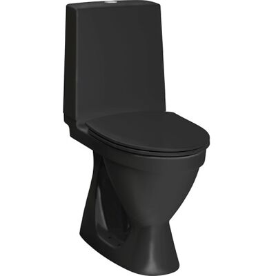 Laufen Rigo Toilet, Mat Sort Laufen Rigo Toilet, Mat Sort