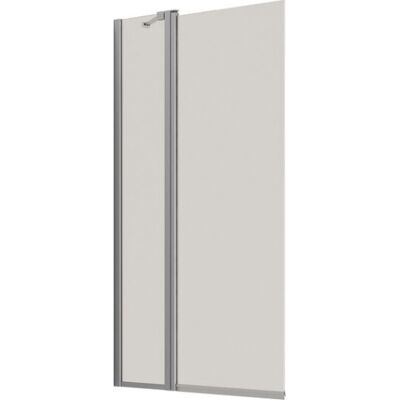 Dansani Match Badekarsvæg, Model H, 95 Cm, Klart Glas, Krom Profil Dansani Match Badekarsvæg, Model H, 95 Cm, Klart Glas, Krom Profil