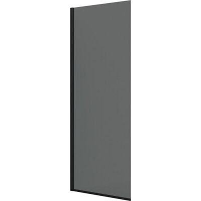 Dansani Match Brusevæg, Model D, 87 Cm, Tonet Glas, Sort Profil Dansani Match Brusevæg, Model D, 87 Cm, Tonet Glas, Sort Profil
