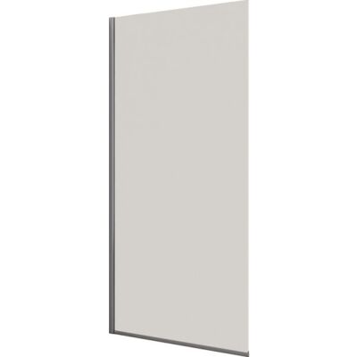 Dansani Match Brusevæg, Model D, 117 Cm, Klart Glas, Krom Profil Dansani Match Brusevæg, Model D, 117 Cm, Klart Glas, Krom Profil