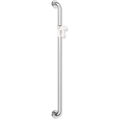 Hewi 801 Støttegreb/brusestang, 110 Cm, Krom/hvid Hewi 801 Støttegreb/brusestang, 110 Cm, Krom/hvid