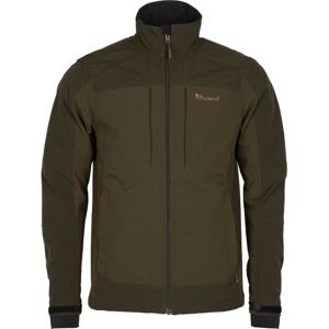 Pinewood Småland Stretch Softshelljakke, Dark Olive/suede Brown, L Pinewood Småland Stretch Softshelljakke, Dark Olive/suede Brown, L