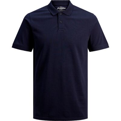 Jack & Jones Jjebasic Polo T-Shirt, Navy Blazer, Xl Jack & Jones Jjebasic Polo T-Shirt, Navy Blazer, Xl