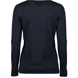 Seven Seas Pullover S640, Dame Model, Rund Hals, Navy, Str. 3xl