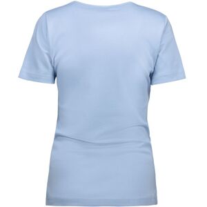 ID Identity Id, Interlock Dame T-Shirt 0506, V-Hals, Lys Blå, Str. Xl