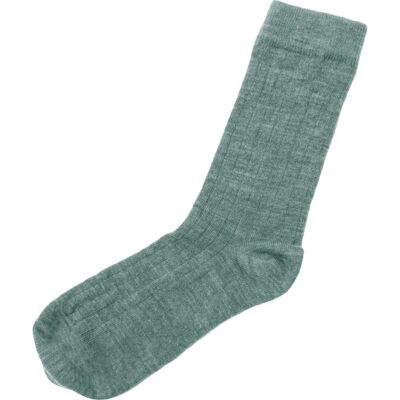 Joha strømper Med Uld, Aqua Melange, 39-42 Joha strømper Med Uld, Aqua Melange, 39-42