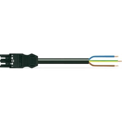 Wago Tilslutningskabel Cca Hun/fri 3-Polet 6m 3g1,5mm² Sort, Kodn. A Wago Tilslutningskabel Cca Hun/fri 3-Polet 6m 3g1,5mm² Sort, Kodn. A