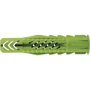 Fischer Universaldybel Green Ux 8x50r Dybel (Ø8 Mm.), Passer Til Skruer Ø4,5-6 Mm, 40 Stk